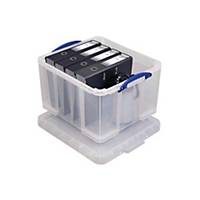 Really Useful Box Clear 42 Litre Storage Box H310 X W440 X D500mm