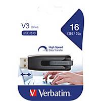 USB-nøgle 3.2 Verbatim Store n Go V3, 16 GB, grå