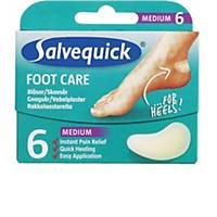 Plaster Salvequick Foot Care, vabel, medium, pakke a 6 stk.
