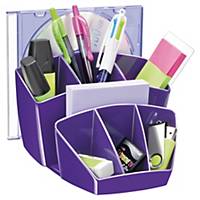 Cep Gloss Schreibtisch-Organizer, aus Kunststoff, 9,3 x 14,3 x 15,8 cm, lila