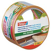 Tesa® Eco Fixation dubbelzijdige tape, B 50 mm x  L 5 m, per rol plakband