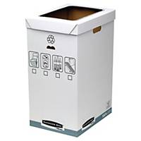 Corbeille à papier Fellowes Bankers Box System, carton recyclé, 90 litres, les 5