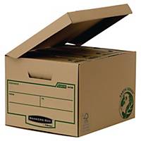Opbevaringskasse Bankers Box Earth Series, med låg, lille, pakke a 10 stk.