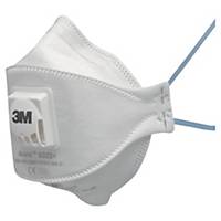 3M™ Aura™ 9322+ 3-Panel Respiratory Mask with Valve, FFP2, 10 Pieces