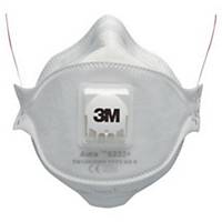 3-panelový respirátor s ventilem 3M™ Aura™ 9332+, FFP3, 10 kusů