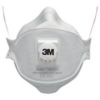 3M Aura 9332+ FFP3 Foldable Disposable Respirator Masks With Valve (Box of 10)