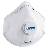 Uvex Atemschutzmaske 8732.110, Typ: FFP1, mit Ventil, 15 Stück