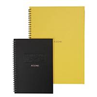 A zone Team Wire A5 Ring Book Black - 120 Sheets