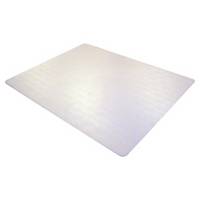 Floor protection mat Cleartex, 150 x 116 cm, for carpets, transparent