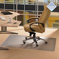 Cleartex Phthalate Free PVC Carpet Chair Mat - 1200 x 1500mm