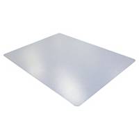 Floor protection mat Cleartex, 120 x 90 cm, for hard floors, transparent