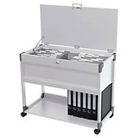 DURABLE 3787 SYSTEM FILE TROLLEY MULTI T