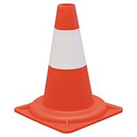 Viso reflective traffic cone class 2 PP height 30 cm orange/white