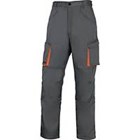 Work trousers Deltaplus M2PAN, size S, 65 Polyester 35 Cotton, grey