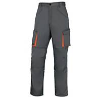 Work trousers Deltaplus M2PAN, size L, 65 Polyester 35 Cotton, grey