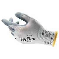 Ansell HyFlex® 11-800 kesztyű precíz munkákhos, méret 10, szürke, 12 pár