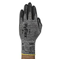 Ansell HyFlex® 11-801 nylon precisie handschoenen, zwart/grijs, maat 7, 144 paar