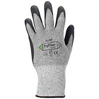 ANSELL 11-435 CUT PROTECT LEVEL 5 GLOVES GREY/BLACK SIZE 8 - 1 PAIR