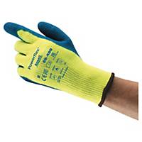 Ansell Powerflex 80-400 Multi-Purpose Gloves Yellow/Blue Size 10 (Pair)
