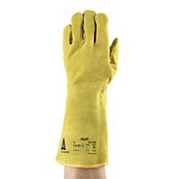 Ansell ActivArmr® 43-216 Welding Gloves, Size 10, Yellow, 6 Pairs