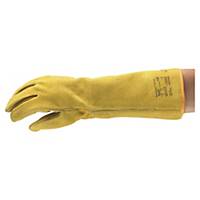 ANSELL 43-216 WORKGUARD WELDING GLOVES YELLOW SIZE 10