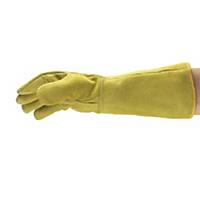 Ansell 43-216 Workguard Welding Gloves - Yellow, Size 10