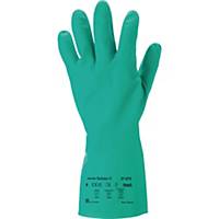 Ansell Sol-Vex 37-675 Nbr Chemical Gloves Green Size 8 - 1 Pair