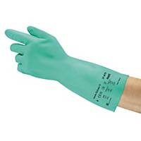 Ansell Sol-Vex 37-675 Nbr Chemical Gloves Green Size 8 - 1 Pair