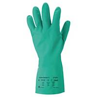 Caja de 12 pares de guantes químicos Ansell Solvex 37-675 - nitrilo - talla 8