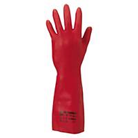 ANSELL SOL-VEX 37-900 NBR CHEMICAL GLOVES RED SIZE 9 (PAIR)