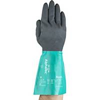 Ansell AlphaTec® 58-535W Nitrile Gloves, 34cm, Size 7, Green, 6 Pairs