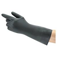 ANSELL NEOTOP 29-500 CHEMICAL GLOVES BLACK SIZE 9 - 1 PAIR