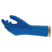 Chemical protective gloves Ansell Virtex 79-700, Nitrile, size 8, blue