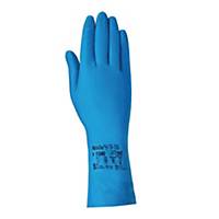 Chemical protective gloves Ansell Virtex 79-700, Nitrile, size 9, blue