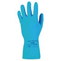 Ansell AlphaTec®87-665 chemical latex gloves, size 6,5-7, per 12 pairs