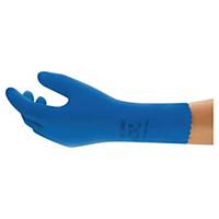 Latexové rukavice Ansell AlphaTec® 87-665, 30cm, velikost 9.5-10, modré