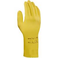 Ansell AlphaTec® 87-650 latex handschoenen, geel, maat 6,5-7, 144 paar