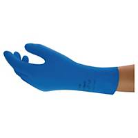 Ansell AlphaTec® 87-195 Latex Gloves, 30cm, Size 6.5-7, Blue 12 Pairs