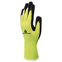 Delta Plus Apollon VV733 Precision Handling Gloves, Size 8, Yellow, 12 Pairs
