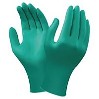 ANSELL TOUCH-N-TUFF 92-600 NITRILE GLOVES GREEN SIZE 7 - BOX OF 100