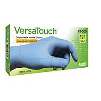 Ansell VersaTouch® 92-200 Disposable Nitrile Gloves S, 100 Pieces