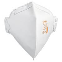 uvex silv-Air C 3200 Folded Respiratory Mask without Valve, FFP2, 30 Pieces