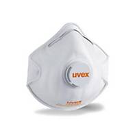 Uvex respirator mask with valve FFP 2 cup style - box of 15 pieces