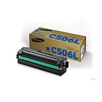 Lasertoner, SAMSUNG CLT-C506L SU038A CLT-C506L/ELS, 3.500 sider, Cyan