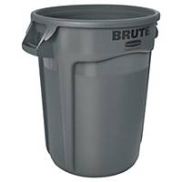 Rubbermaid Vented Brute Round Container 121L Grey