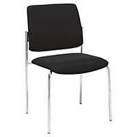 Interstuhl vierbeiniger Besucher-Stuhl, schwarz