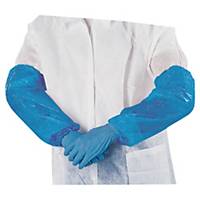 Delta Plus disposable oversleeves PE blue - box of 100