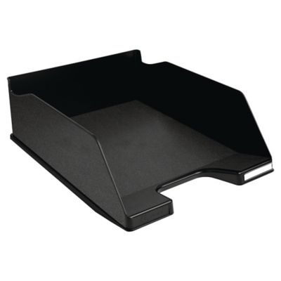 Exacompta ECOBlack Recycled COMBO MAXI A4+ Letter Tray, Black