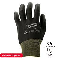 Caja de 12 pares de guantes ANSELL Sensilite 48-121 precisión Talla 6