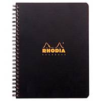 Cahier spirale Rhodiactive Notebook A5+ - 160 pages - quadrillé